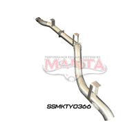 4in DPF Back without Muffler (Landcruiser VDJ76 4.5L V8 Wagon)