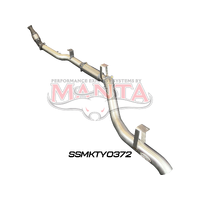 4in Turbo Back without Cat & with Muffler (Landcruiser VDJ76 4.5L V8 Wagon (Without DPF))
