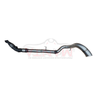 Turbo Back, 4in Single Side Exit With Cat (Landcruiser VDJ79 V8 4.5L TD, Dual Cab Ute 16 On)