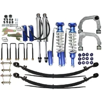 Superior Adjustable Monotube 2.5 Remote Reservoir 3 Inch (75mm) Lift Kit Suitable For Toyota Hilux 2005-15 Vigo (N70) (Kit) 0-50kg Acc 500kg to GVM Fr