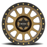 ZMR305 NV HD 17x8.5 5x150 0 Method Bronze - Matte Black Lip