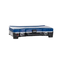 Double Burner Gas Stove - Twin Adjustable Burners