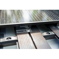 Black Solar Panel Mount Brackets 