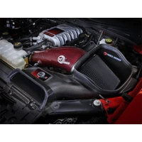 Supercharged Red Carbon Track Series Air Intake w/ P5R Filter (F150 Raptor R 23-24)