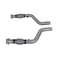 05-15 Dodge Challenger Charger Short Mid X Pipe w/Catalytic Converters 2-3/4 For LT Headers