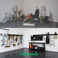 Modular Garage Wall Storage Rails 837mm 2 Pack