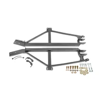 93-02 F-Body Non-Convertible Bolt-On 4-Point Subframe Connectors - Black Hammertone