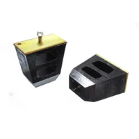 Universal 4.5in Tall x 4.5in Long x 2.5in Wide Black Bump Stops (2 per set)