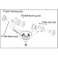 GM 2500HD/3500HD High Travel Ball Joint