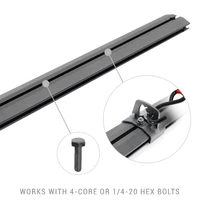 Universal XRS 49 3/4 Cross Rail Accessory Set - Tex. Black