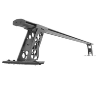 15-22 Ford F-150 / 07-21 Toy. Tundra XRS Cross Bars Kit - Tex Blk (Attch Tonneau Cvr T-Trk)