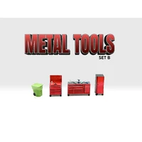 1:64 Figure Set: Metal Tools - Set B