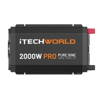 2000W PRO Pure Sine Wave Inverter with ATS and RCD - Remote & Fused Inverter Cable