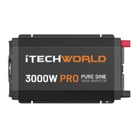 3000W PRO Pure Sine Wave Inverter with ATS and RCD - Remote & Fused Inverter Cable