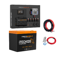 iTECH120X and Control Hub with iTECHDCDC40/25 Lithium 4WD Kit 105Ah