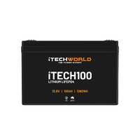 200Ah Control Hub Kit with 2 x iTECH100Ah Lithium