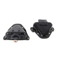 Jeep CJ/YJ Interior Door Latch Brackets Pair 81-95 CJ and Wrangler YJ Powdercoat Black