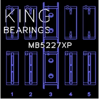 Mitsubishi 4G63/4G64 6 Bolt 1st Gen DSM Performance Main Bearing Set - Size STD