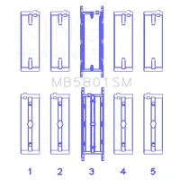 BMW S63 Crankshaft Main Bearing Set