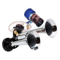 Chrome Direct Drive Dual Horn/ 6.5In/4.5In - Chrome-Plated Zinc Alloy