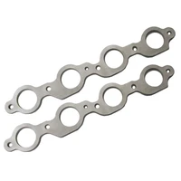 23 Degree SBC Stahl Header Flange - 3/8" Thick Stainless - for 1-7/8" Primaries