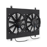 79-93 Ford Mustang Aluminum Fan Shroud Black