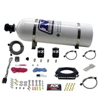 GM LS 90mm Nitrous Plate Kit (50-400HP) w/15lb Bottle
