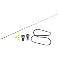 Chrome Antenna Kit 76-95 Jeep CJ & Wrangler
