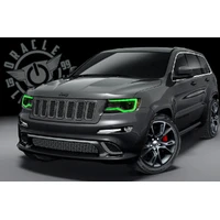 1421 Jeep Grand Cherokee Dynamic Headlight DRL Upgrade Kit ColorSHIFT Dynamic