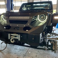 Oculus Bi-LED Projector Headlights for Jeep JL/Gladiator JT - Matte Blk - 5500K