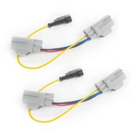 Euro/UAE Jeep JK Tail Light Amber Turn Signal Lighting Adapter Harness - Pair