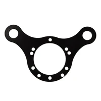 Push To Talk Plate with Dual Buttons Black