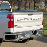 19-20 Chevy Silverado 1500 - Black Platinum Tailgate Letters CHEVROLET Chevrolet Letters