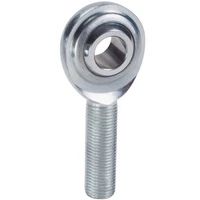 C Series 2-Pc Rod End - Male/Right Hand - .19in Bore x 1/4-28 - Carbon Steel