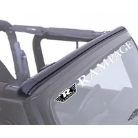 1997-2006 Jeep Wrangler(TJ) Windshield Channel - Black