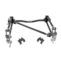 Bolt-On 4-Link W/ Single Adjustable Bars For 1955-1957 Bel Air W/ 2 Piece Frame R-Joints Bars Diagonal Link Bolt-On Cross Member And Weld-On Axle