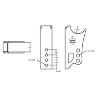 Weld-On Axle Bracket For Bolt-On 4-Link