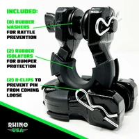 8T Super Shackle 2-Pack (Matte Black)