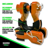 8T Super Shackle 2-Pack (Orange)