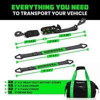 Heavy Duty Vehicle Tie Down Kit (Snap Hook)