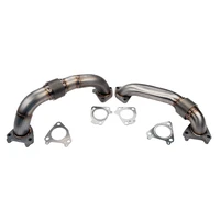01-04 Chevrolet 6.6L Duramax LB7 2in Stainless Up Pipe Kit w/Gaskets - Single Turbo