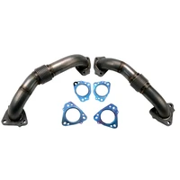 17-24 Chevrolet 6.6L L5P Duramax 2in Stainless Up Pipe Kit w/Gaskets