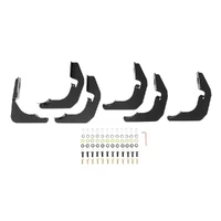 2007-2018 Toyota Tundra Double Cab PRO TRAXX 4 Oval Nerf Step Bars - Black
