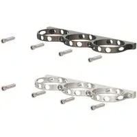 Triple Aluminum Reservoir Lightweight Bracket w/ Mounting Screws - Billet