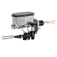 Mopar Compact Tandem Master Cylinder Kit w/ Combination Valve & Pushrod 15/16in Bore - Black