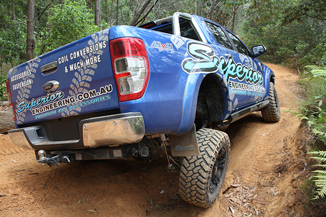 Superior Weld In Coil Conversion VSB14 Approved w/Nitro Gas Twin Tube Shocks (Front and Rear) Suitable For Ford PX-PXII-PXIII Ranger/Mazda BT-50 (2012-2020) - SUP-NG-RAGPXCOIL2-KIT