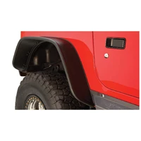 97-06 Jeep Wrangler Flat Style Flares 4pc - Black