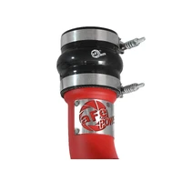 BladeRunner 3in Red Intercooler Tube Hot Side w/Couplings 13-14 Dodge RAM Diesel 6.7L