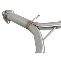 Takeda 2-1/4" to 1-3/4" 304 Stainless Steel Axle-Back Exhaust System (Accord Sport Sedan 13-17) Polished Tips