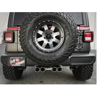 Rebel Series 2.5in. 304 SS C/B Exhaust System - Polished Tip (Wrangler 18)